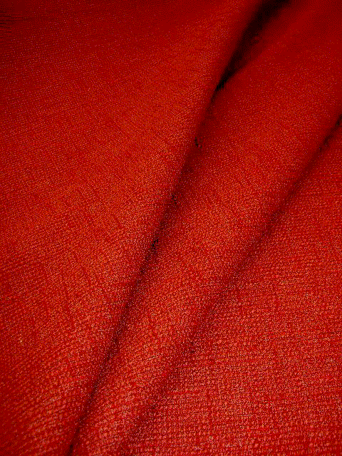 Animated image of Home Decorating Fabric Store Special Wallace Red Tweed with Chenille by the yard - click to order