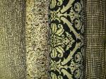 Black and Taupe Home Decor Discount Designer Upholstery Fabric Collection
