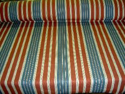 Braemore Fabrics Pattern Harbour Stripe Russet Multipurpose Fabric