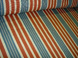 Cotton print Braemore stripe fabric at Schindler's Fabrics