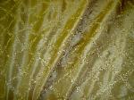 Braemore Treillage Gold Faux Silk Drapery Bedding Fabric