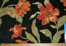 Sample view of SMC Chenille Illiana Onyx Upholstery Fabric