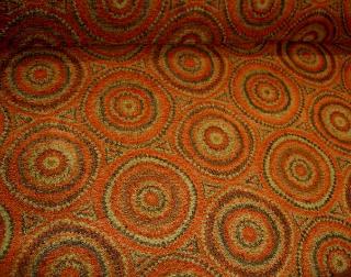 Angle image of Chenille Upholstery Fabric Pattern Olmec Color Cajun Spice by the yard