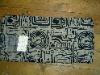Black on Gray Multipurpose Fabric Remnant