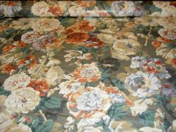 Closeout Cyrus Clark Pattern Kimberly Floral Taupe Fabric