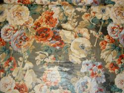 Straight down view of Cyrus Clark Kimberly Floral Home Decor Fabric