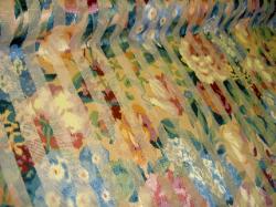 Stripes on Floral Jay Yang Design Marked Down in Closeout Attic