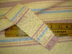 Swatch Closeout Horizontal Stripe Upholstery Fabric
