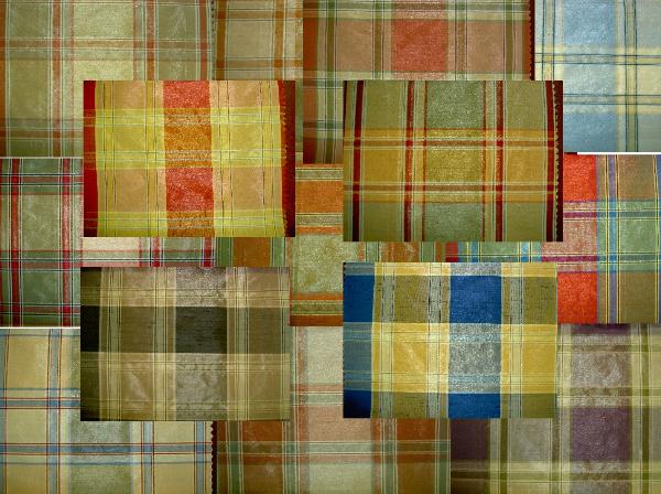 Colorways Bravo Pattern Kashgar Plaid Drapery Fabric - click for in stock colors