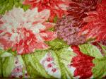 Get a swatch of this bright floral fabric remnant by Covinton Fabrics at Schindler's Fabrics and Upholstery Shop