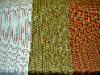 Covington Pattern Tilton Ottoman Color Multi Leaf or Red Discount Designer Fabrics
