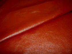 Dark Red Leather Hide on Sale from Upholstery Shop Workroom Buyout for Designing Cheap