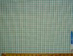 Sample of Design Cheap Clearance Sale P Kaufmann Cambridge Check Color Turquoise Fabric for Home Decor - click for images and video