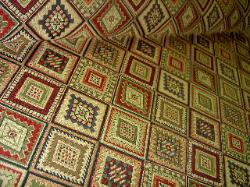 Beautiful Diamond Design Polyester Rayon Upholstery fabric