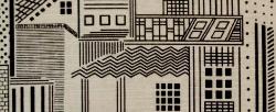 Swatch of Skyline Black 21115-12 Decorating Fabric