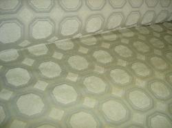 Angle shot of Duralee Pattern Octagon 71005 Color 619 Seaglass By Yard Home Decor Fabric