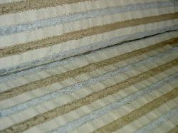Duralee Pattern Rovino Stripe 71009 Color 160 Mushroom By Yard Home Decor Fabric angle view closeup