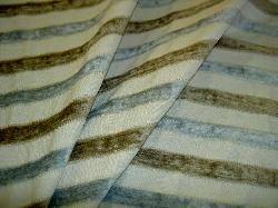 Duralee Pattern Rovino Stripe 71009 Color 160 Mushroom By Yard Home Decor Fabric folded image