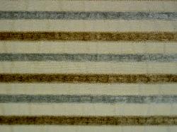 Sample of Duralee Pattern Rovino Stripe 71009 Color 160 Mushroom By Yard Home Decor Fabric