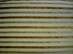 Straight down picture of Duralee Pattern Rovino Stripe 71009 Color 160 Mushroom By Yard Home Decor Fabric