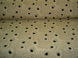 Table View of Duralee Pattern Unravelled 71008 Color 106 Carmel By the Yard Home Decor Fabric