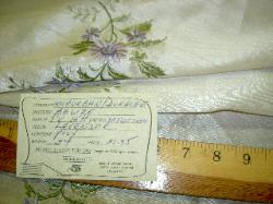 Shop tag information at Schindler's Fabrics and Upholstery Shop