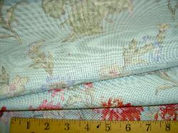 Closeup of pattern and texture of Home Decor Duralee fabric at Schindler's Fabrics