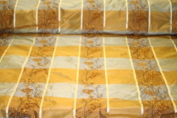 Embroidered Silk Discounted Kavita Textile Pattern Chinese Color NF-2104 Fabric S101807-001 - click for store page