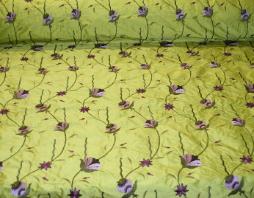 Embroidered Silk Discounted Kavita Textile Pattern EMB Color NF-21 Fabric - click for additional images