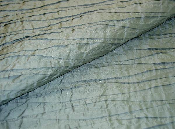 folded Fabric Store Special Upscale Pleated Silk Drapery Workroom Fabric Remnant for Cheap Design