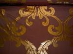 sample Fabricut Pattern Astounding F Interior Decorating Fabric 380747 Color Aubergine Bronze by the yard