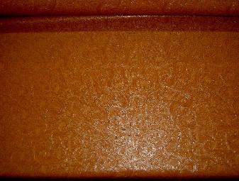 Faux Tooled Etched Leather by the yard pattern Laredo Upholstery Vinyl Fabric Color Pottery
