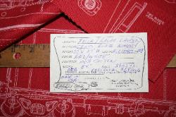 Schindlers Fabrics and Upholstery Shop Tag for this discount designer multipurpose fabric