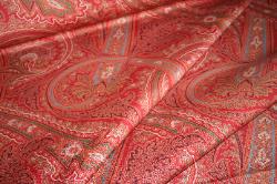 Folded Fabric View of this all purpose decorator's paislei design fabric at Schindler's Fabric