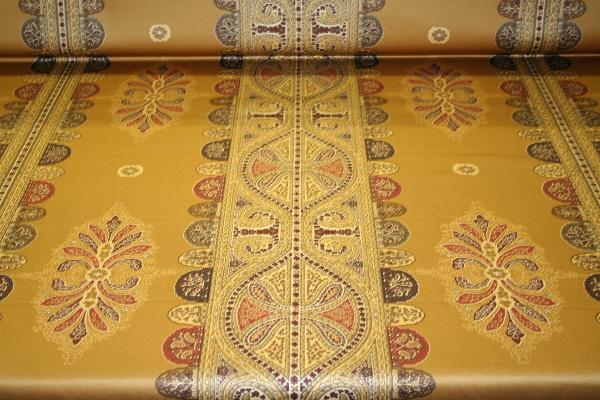 Design cheap with Folia Ralph Lauren Design Closeout Norwich Stripe Color Gold Fabric - click to order