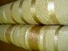 Glasgall Silks Patterns H101 and H102 Color Wheat Silk Linen Blend Stripe Fabric Coordinates