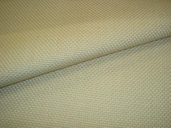 Closeup folded Home Decorating Fabric Store Special Cotton Linen Pattern LaHinch Color Parchment by the yard
