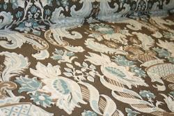 Angle View of this Discounted linen Home Decor fabric at Schindler's Upholstery Shop