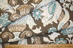 Folded Fabric View of this linen Kravet design decorator's fabric at Schindler's Fabric