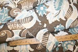Swatch picture of Kravet Design Lutron Color Storm Linen Home Decor Fabric from Portfolio Fabrics