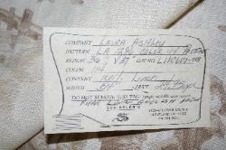 Schindlers Fabrics and Upholstery Shop Tag for this discount designer lkinen multipurpose fabric