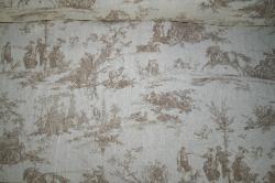 Table View of this Home Decor Discount Designer Toile fabric at Schindler's Upholstery Shop