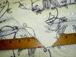 Swatch Interior Decorating Fabric Laura & Kiran Shiraz Indigo