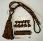 Marcovaldo Fabrics Naples Color Brown Fabric Tassle Fringe Cording Gimp Collection