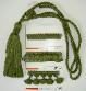 Marcovaldo Fabrics Naples Color Green Fabric Tassle Fringe Cording Collection