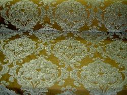 Marcovaldo Fabrics Pattern Faberge Color Mist Damask Chenille Upholstery Fabric