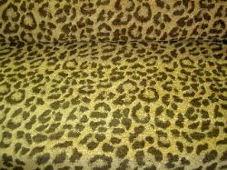 Marcovaldo Fabrics Pattern Leopard Color Bronze Chenille Upholstery Fabric