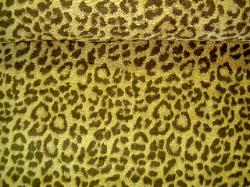 Straight Down View Pattern Leopard Bronze Chenille Fabric at Schindlers