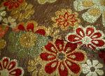 Marcovaldo Fabrics Pattern Lotus Color Godiva Upholstery and Home Decor Fabric Remnant