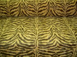 Marcovaldo Fabrics Pattern Tigra Bronze Chenille Animal Fur Upholstery Fabric